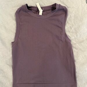 TWO Athleta Renew Seamless Muscle tanks in Purple and Grey size small